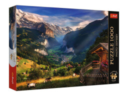 Trefl Puzzle Premium Plus - Photo Odyssey: Údolí Lauterbrunnen 1000 dílků